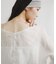 Linen Mesh 2way Blouse