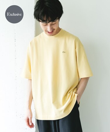 『別注』LACOSTE×DOORS　MOSS STITCH SHORT-SLEEVE T-SHIRTS