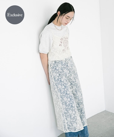 『別注』ElisaNovelli×DOORS　レースキャミワンピース
