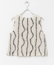 ARCHI　FUZZ JQ SLEEVE-LESS TOP