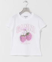 GANNI　BABY FIT T-SHIRTS RASPBERRY