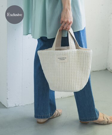 『別注』beej×DOORS　ワッフルトートバッグ
