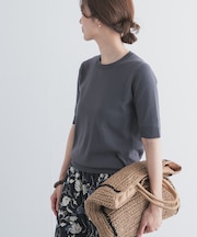 『UR TECH ひやサラクール』コットンハーフスリーブKNIT
