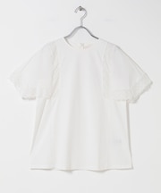 MARILYN MOON　LACED  SLEEVE CUTSEW