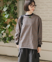 『スタッフ企画』マルチボーダーロングTシャツ