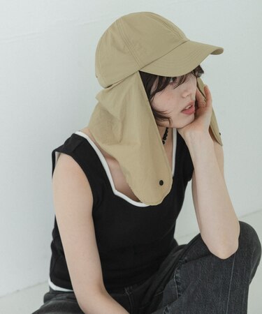 UVカットサンシェードハット