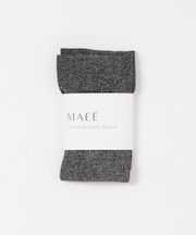 『着圧』MAEE　コンプレッショングリッターリブソックス