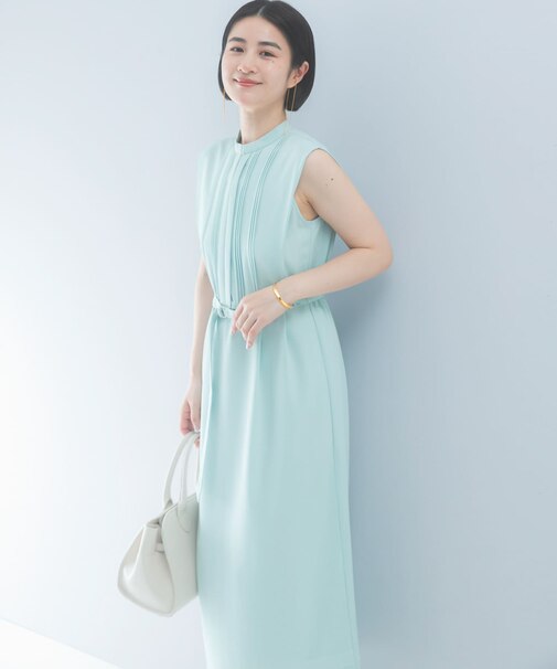 クールタッチ 防シワストレートワンピース