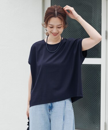 『UR TECH』汗染み防止ドルマンTシャツ