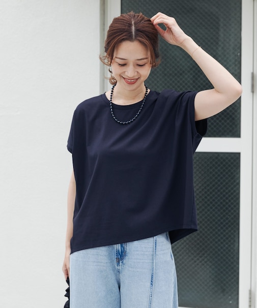 『UR TECH』汗染み防止ドルマンTシャツ