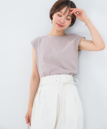 汗染防止 フレンチリブTシャツ
