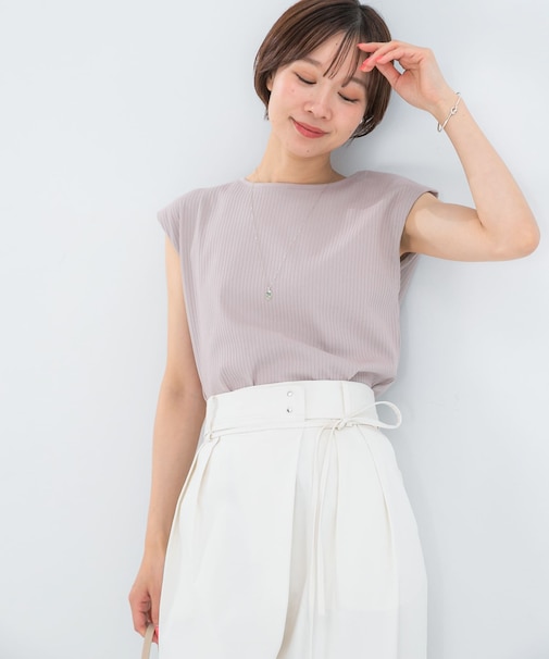 汗染防止 フレンチリブTシャツ