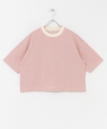 FORK&SPOON　マルチボーダーTシャツ