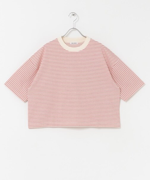 FORK&SPOON　マルチボーダーTシャツ