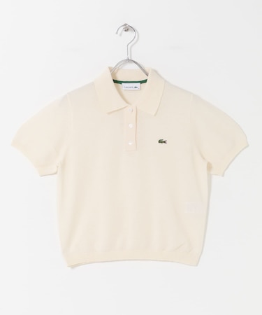 LACOSTE　ラメニットポロシャツ