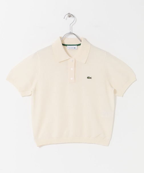 LACOSTE　ラメニットポロシャツ