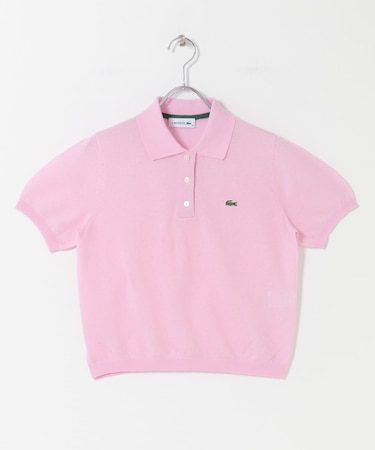 LACOSTE　ラメニットポロシャツ