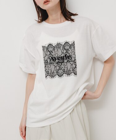 レースロゴTシャツ