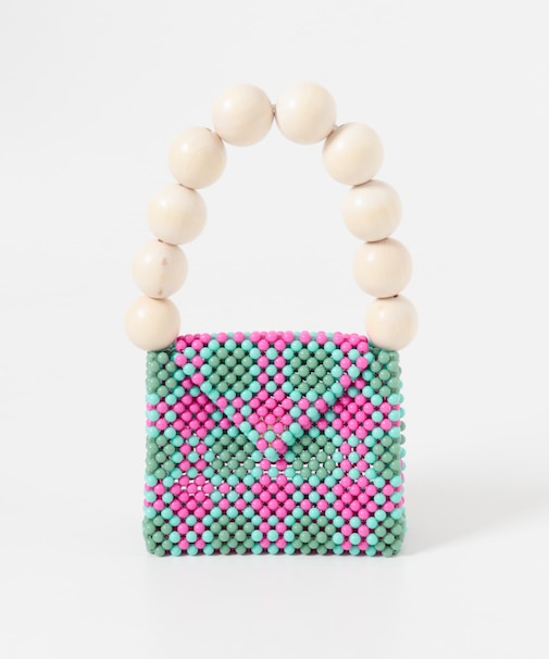 TOOS　WOOD BALL HANDBAG