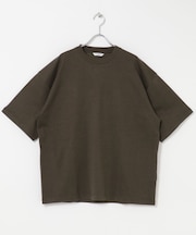 コットンレーヨンクルーネック ショートスリーブ Tシャツ