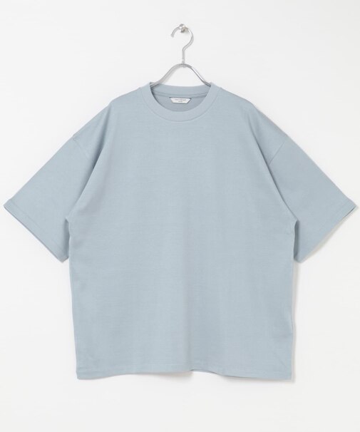 コットンレーヨンクルーネック ショートスリーブ Tシャツ