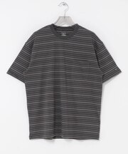 ANOTHER OFFICE　O.MULTI STRIPE POCKET T-SHIRTS