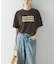 シアープリントカラーTシャツ