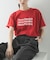 シアープリントカラーTシャツ