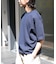 FORK&SPOON　クルーネックニットTシャツ