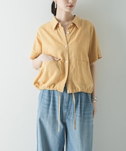 ラミーレーヨンハーフスリーブシャツ