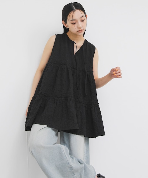 『STAFF DESIGN PROJECT』2WAYティアードチュニック