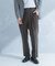 LIFE STYLE TAILOR　リネンライクコンフォータブル1タックパンツ