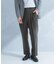 LIFE STYLE TAILOR　リネンライクコンフォータブル1タックパンツ
