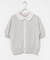 MARILYN MOON　LACE COLOR KNIT CARDIGAN
