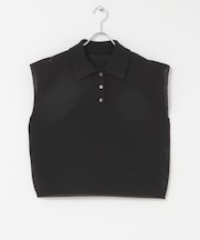 『WEB限定』フレンチスリーブポロニット