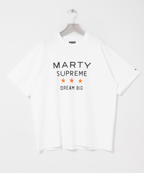 URBAN RESEARCH×MARTY SUPREME×A24 SOLID 3STAR LOGO T-SHIRTS