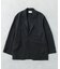 new basic　WOOL LINEN SINGLE SHIRTS JACKET