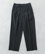 new basic　WOOL LINEN TROUSER