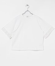 レーススリーブTシャツ