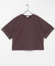 レーススリーブTシャツ