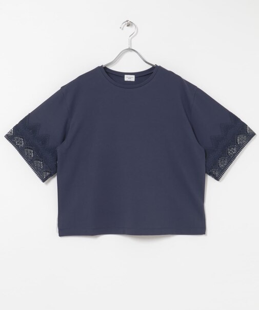 レーススリーブTシャツ