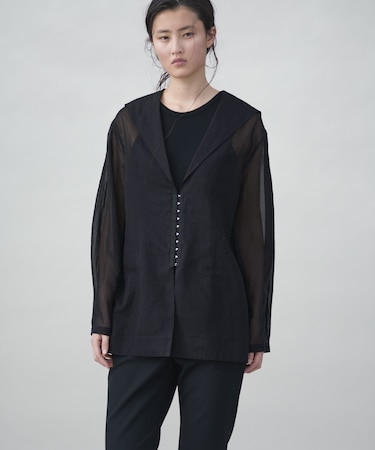 new basic　SHEER VOILE SAILOR SHIRTS