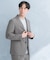 LIFE STYLE TAILOR　シアサッカーストレッチジャケット