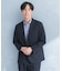 LIFE STYLE TAILOR　シアサッカーストレッチジャケット
