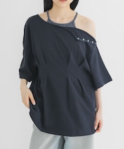 スナップショルダールーズTEE