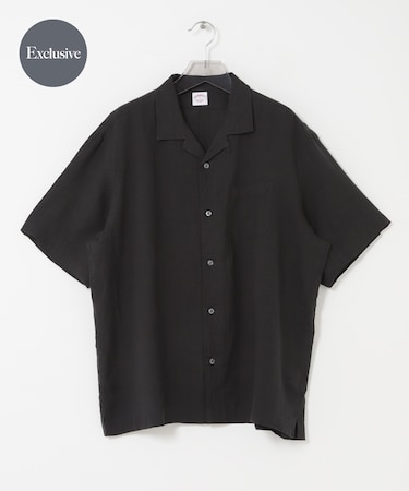 『別注』BROOKS BROTHERS×URBAN RESEARCH　LINEN CAMP SHIRTS SHORT-SLEEVE