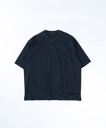 『UR TECH ひやサラクール』ヘンリーネックショートスリーブTシャツ