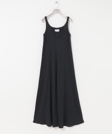 new basic　WASHABLE WOOL SQUARE ONE-PIECE