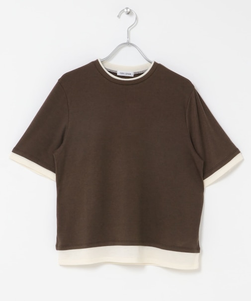 FORK&SPOON レイヤードTシャツ