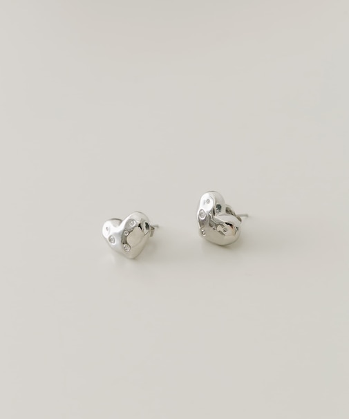 ビジュープックリハートピアス